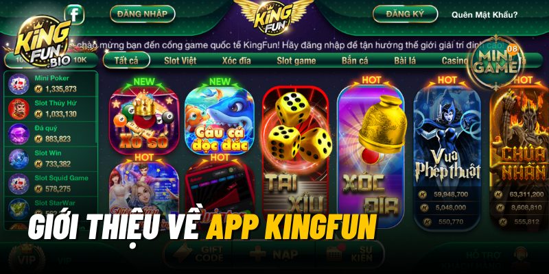 Giới thiệu về app Kingfun