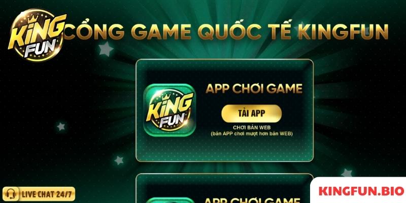 Tải app Kingfun dành co PC một cách đơn giản nhất